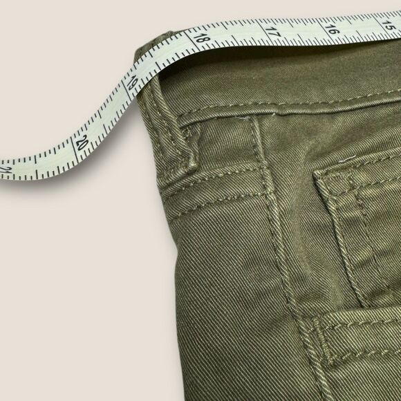 Lands' End Men's Size 36 Traditional Fit Olive Green Stretch 5-Pocket Pants - Picture 5 of 6